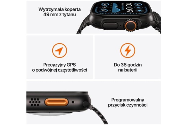 Smartwatch Apple Watch Ultra 2 Tytan Naturalny