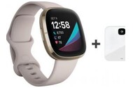 Smartwatch FITBIT Sense 1.60" biały