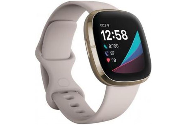 Smartwatch FITBIT Sense 1.60" biały