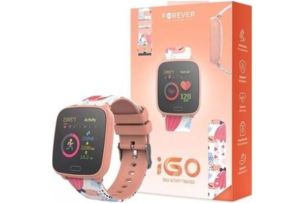Smartwatch FOREVER JW100 Igo 1.30" pomarańczowy