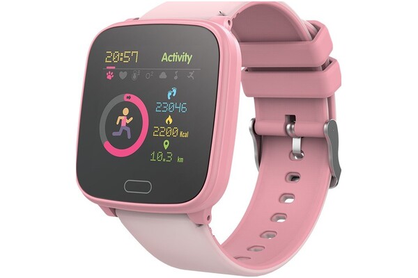 Smartwatch FOREVER JW100 Igo 1.30" różowy