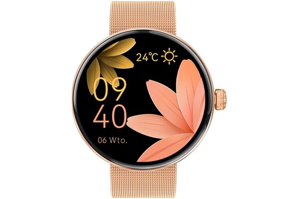 Smartwatch FOREVER SB365 Forevive 1.30" różowo-złoty