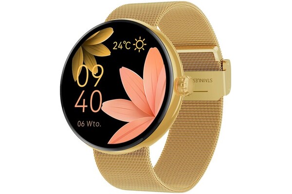Smartwatch FOREVER SB365 Forevive 1.30" złoty