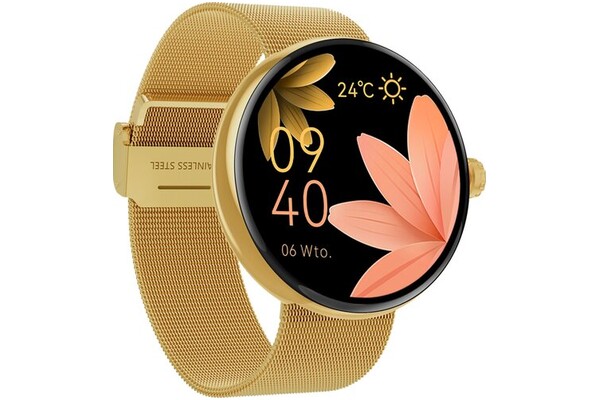 Smartwatch FOREVER SB365 Forevive 1.30" złoty