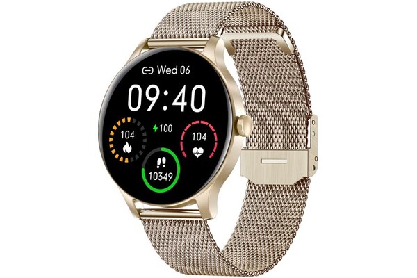Smartwatch Garett Electronics Classy 1.30" złoty
