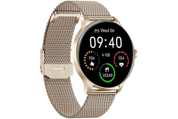 Smartwatch Garett Electronics Classy 1.30" złoty