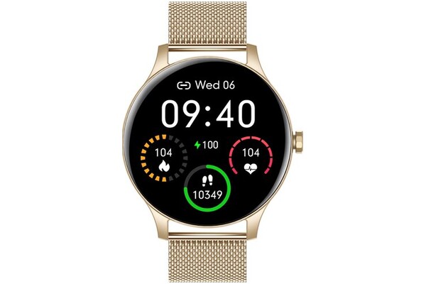 Smartwatch Garett Electronics Classy 1.30" złoty