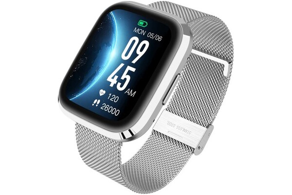 Smartwatch Garett Electronics Men Style 1.72" Srebrno-stalowy
