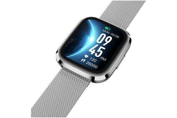 Smartwatch Garett Electronics Men Style 1.72" Srebrno-stalowy