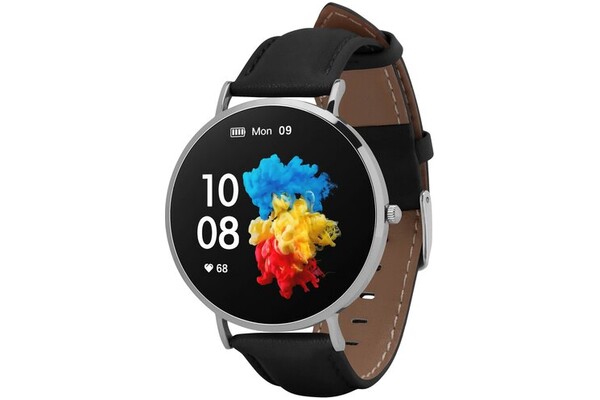 Smartwatch Garett Electronics Verona 1.30" srebrno-czarny