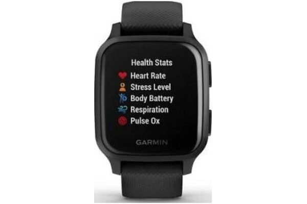 Smartwatch Garmin Venu SQ Music 1.30" czarny