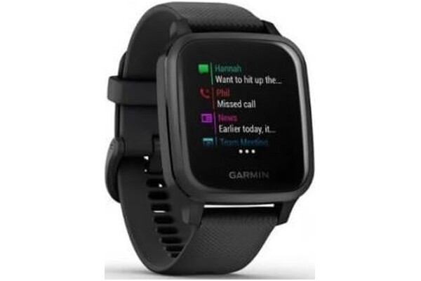 Smartwatch Garmin Venu SQ Music 1.30" czarny
