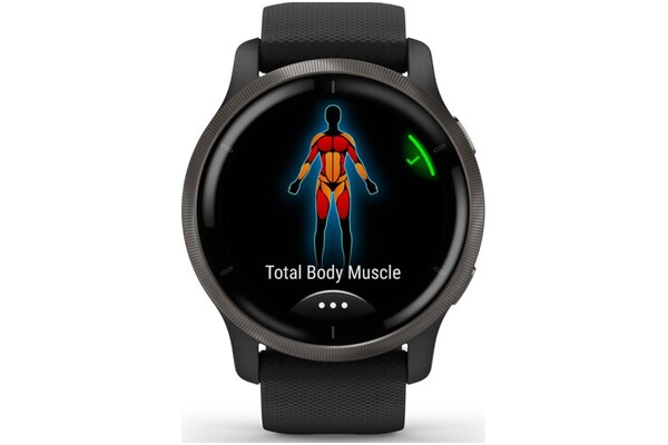 Smartwatch Garmin Venu 2 1.30" czarny