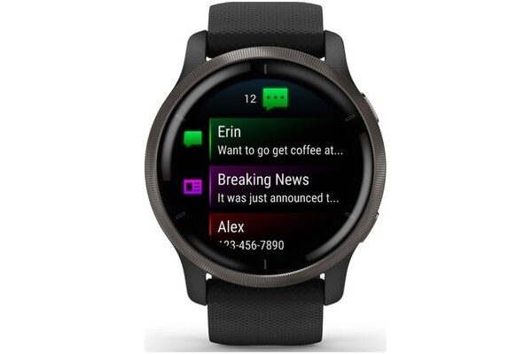 Smartwatch Garmin Venu 2 1.30" czarny