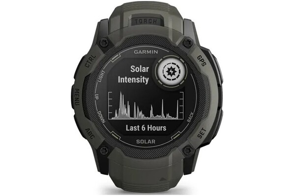 Smartwatch Garmin Instinct 2X Solar 1.10" zielony