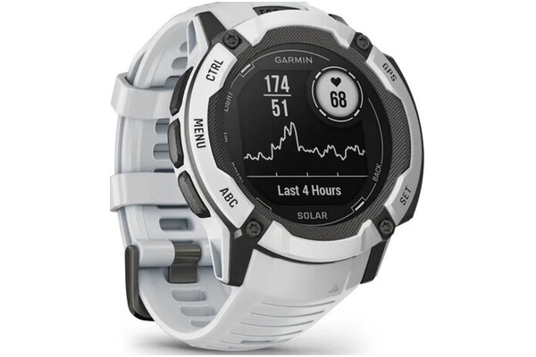 Smartwatch Garmin Instinct 2X Solar 1.10" biały