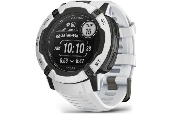 Smartwatch Garmin Instinct 2X Solar 1.10" biały