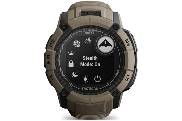 Smartwatch Garmin Instinct 2X Solar Tactical 1.10" brązowy