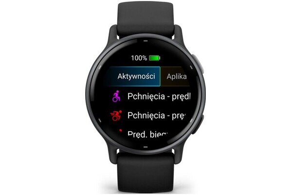 Smartwatch Garmin Vivoactive 5 1.20" czarny