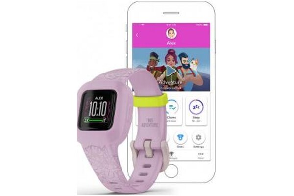 Smartwatch Garmin Vivofit Junior 3 1.20" różowy
