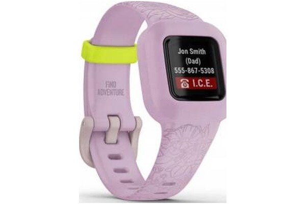 Smartwatch Garmin Vivofit Junior 3 1.20" różowy