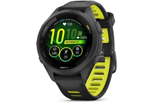 Smartwatch Garmin Forerunner 265S 1.10" czarno-żółty