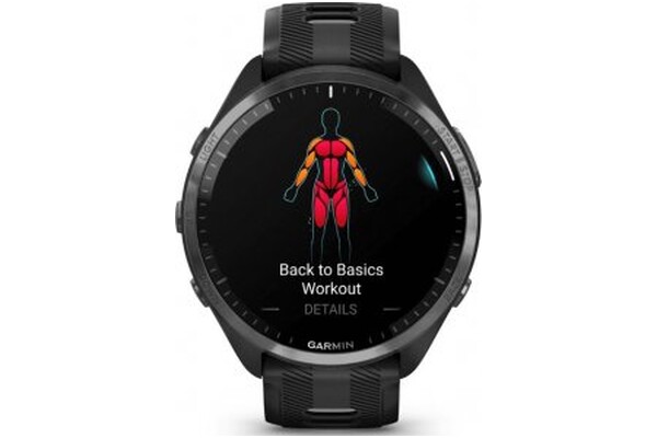 Smartwatch Garmin Forerunner 965 1.40" czarny