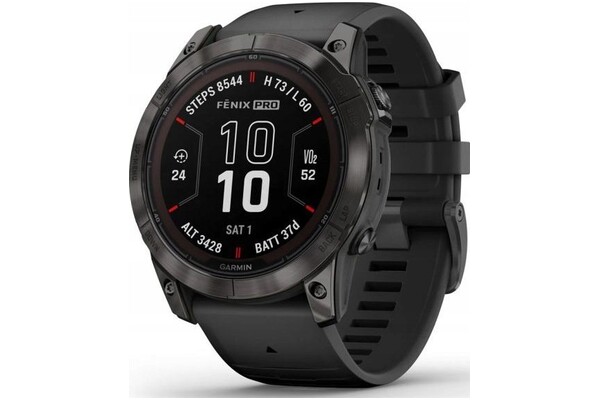 Smartwatch Garmin Fenix 7X Pro Sapphire Solar 1.40" czarny