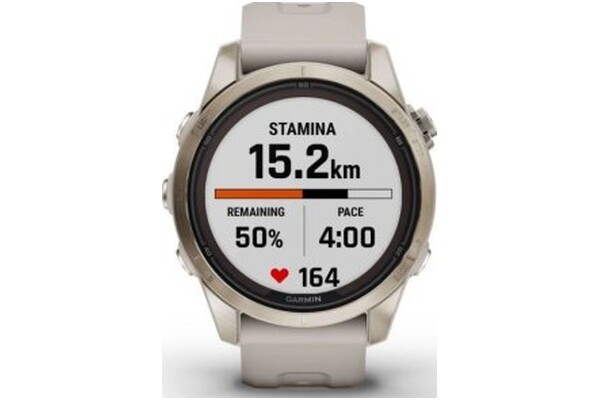 Smartwatch Garmin Fenix 7S Pro Solar 1.20" beżowy