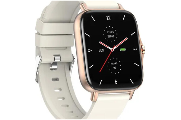 Smartwatch MaxCom FW55 Aurum Pro 1.70" różowo-złoty