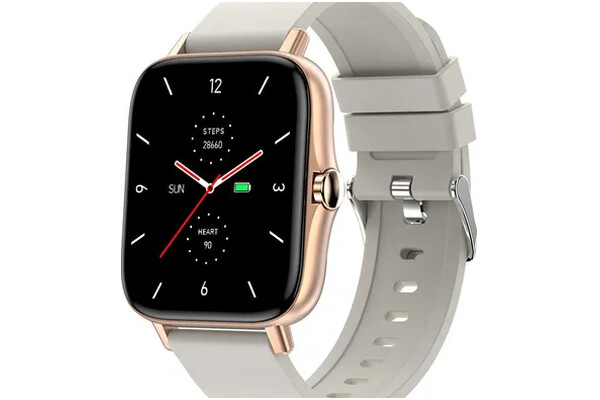 Smartwatch MaxCom FW55 Aurum Pro 1.70" różowo-złoty