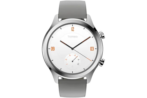 Smartwatch Mobvoi TicWatch C2 1.30" srebrny