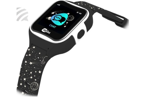 Smartwatch MOTUS Watchy Monster Cosmos 1.30" czarno-biały