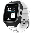 Smartwatch MOTUS Watchy Teddy Geometric 1.30" czarno-biały