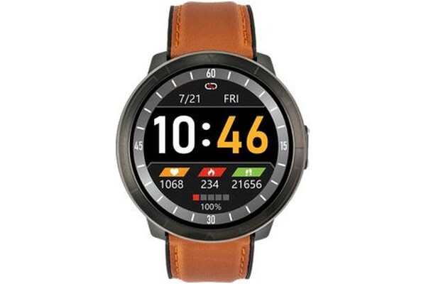 Smartwatch WATCHMARK WM18 Plus 2.00" brązowy