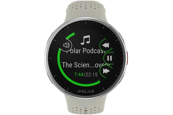 Smartwatch Polar Pacer Pro 1.20" biało-czerwony