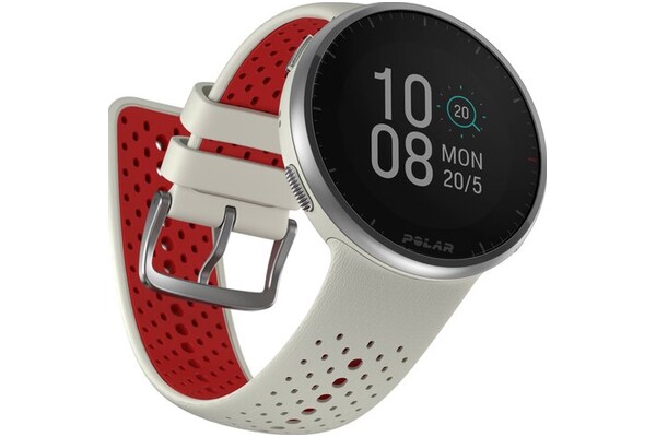 Smartwatch Polar Pacer Pro 1.20" biało-czerwony