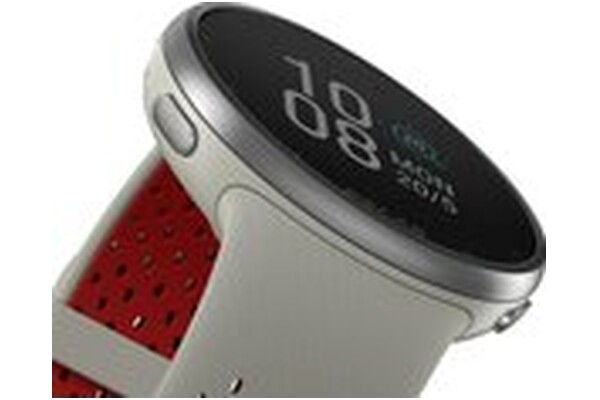Smartwatch Polar Pacer Pro 1.20" biało-czerwony