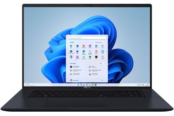 Laptop ASUS Vivobook 18 18.4" AMD Ryzen 7 260 AMD Radeon 16GB 512GB SSD M.2 Windows 11 Home niebieski