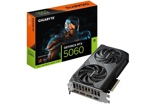 Karta graficzna GIGABYTE RTX 5060 Windforce OC 8GB GDDR7