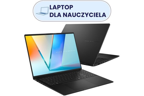 Laptop ASUS Vivobook S16X 16.0" AMD Ryzen AI 7 350 Al 7 350 AMD Radeon 860M 24GB 1TB SSD Windows 11 Home czarny
