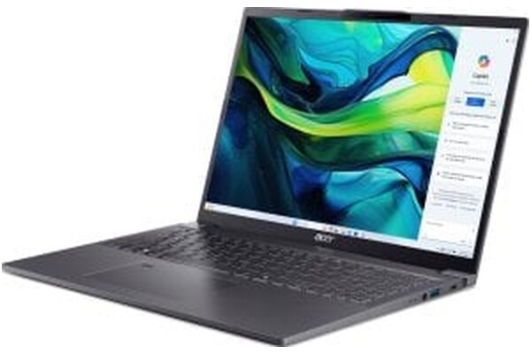 Laptop ACER Aspire 1 16.0" Intel Core Ultra 5 115U Intel 16GB 512GB SSD M.2 Windows 11 Home czarny