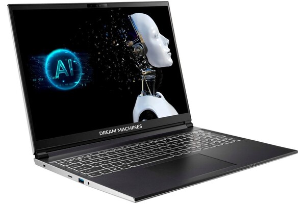 Laptop Dream Machines 16.0" Intel Core Ultra 7 155H NVIDIA GeForce RTX 4050 16GB 1TB SSD M.2 srebrny