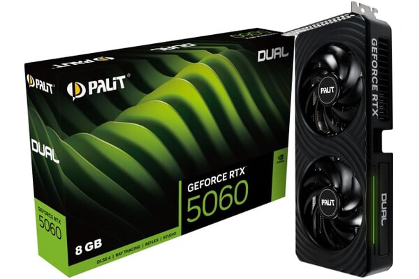 Karta graficzna PALIT RTX 5060 Dual 8GB GDDR7