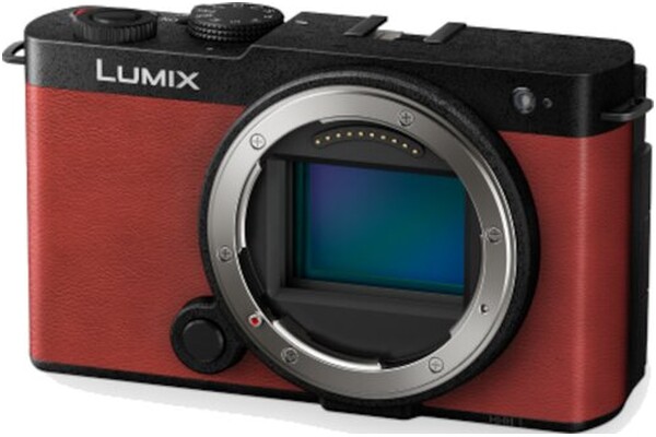 Aparat bezlusterkowy Panasonic DC-S9E - czerwony