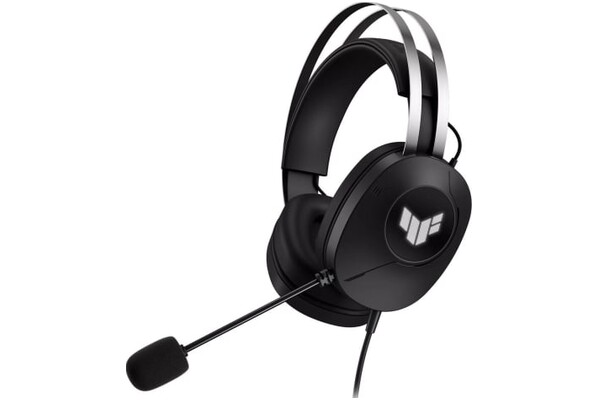 Słuchawki ASUS TUF Gaming H1 Nauszne Przewodowe czarno-srebrny