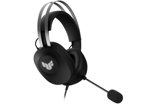 Słuchawki ASUS TUF Gaming H1 Nauszne Przewodowe czarno-srebrny