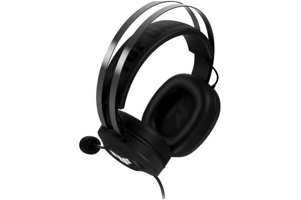 Słuchawki ASUS TUF Gaming H1 Nauszne Przewodowe czarno-srebrny
