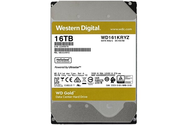 Dysk wewnętrzny WD Gold HDD SATA (3.5") 16TB