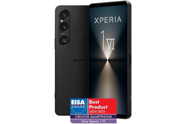 Smartfon Sony Xperia 1 VI 5G czarny 6.50" 12.0GB/256.0GB